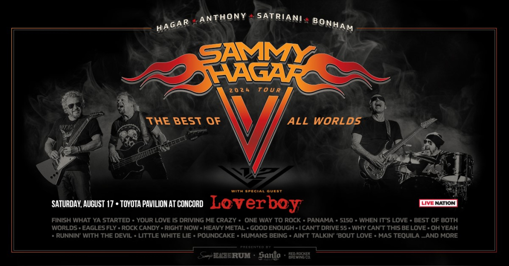 August 17: Sammy Hagar + Loverboy – KNBR