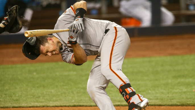 Giants can exhale after Buster Posey got drilled – KNBR