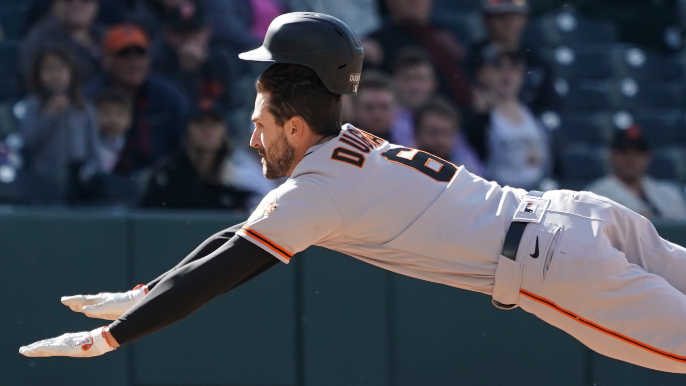 Steven Duggar is running (and bunting) with his Giants chance — and just in  time – KNBR