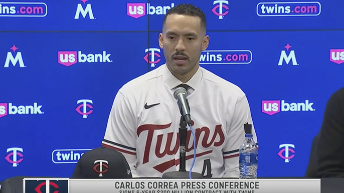 Twins Introduce Carlos Correa in News Conference - The New York Times