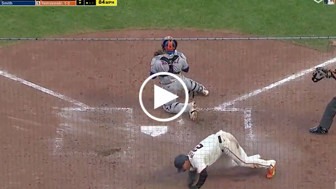 Joc Pederson successfully slides under the tag and calls himself safe :  r/baseball